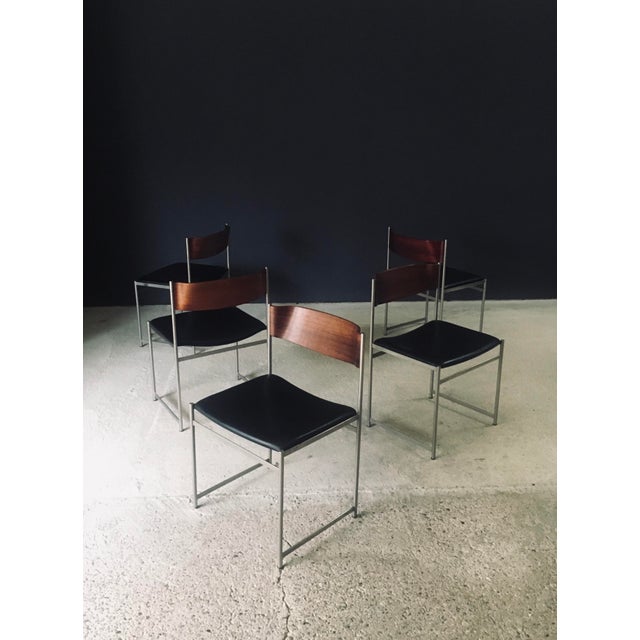 Mid-Century Modern SM08 Dining Chair Set by Cees Braakman for Ums Pastoe, Netherlands, 1960s, Set of 5 For Sale - Image 10 of 18