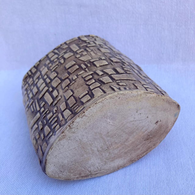 Late 20th Century Small Organic Soft Brutalist Vase For Sale - Image 5 of 5