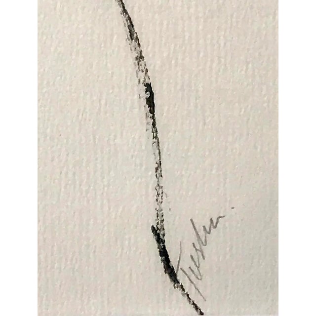 Drawing/Sketching Materials Vintage Modernist Figurative Female Nude Pen and Ink Drawing by John Tuska For Sale - Image 7 of 8