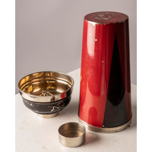 Art Deco Cocktail Shaker in the style of Jean Dunand, 1940 For Sale - Image 9 of 10