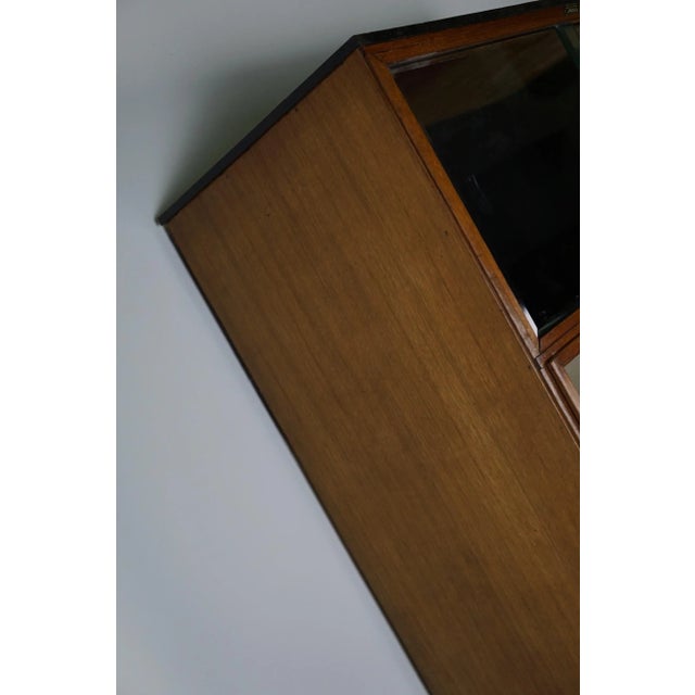 Large Vintage Dutch Oak Haberdashery Shop Cabinet, 1930s For Sale - Image 17 of 18