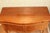 Hepplewhite Antique Serpentine Walnut & Satinwood Sideboard Console, C. 1919 For Sale - Image 3 of 11
