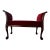 Queen Anne Ball and Claw Scroll Bench For Sale