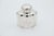Plain Silver Tea Flask with Pearly Reliefs For Sale - Image 3 of 3