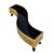 Black Mid-20th Century Burmese Lacquer Candlesticks and Serpentine Tray, Shwe Zawa Gold Leaf, Set of 3 For Sale - Image 8 of 10