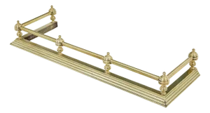 Early 20th Century Brass Fireside Fender