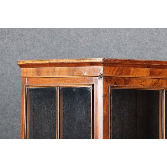 Baroque English Mahogany Showcases with Three Sides Glazed, 1800s For Sale - Image 16 of 18