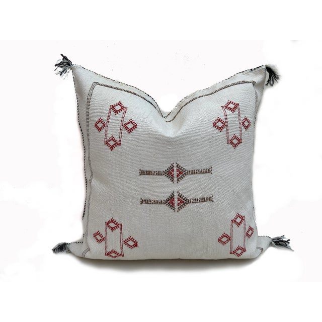 Textile Cactus Sabra Silk Pillow Cover For Sale - Image 7 of 7