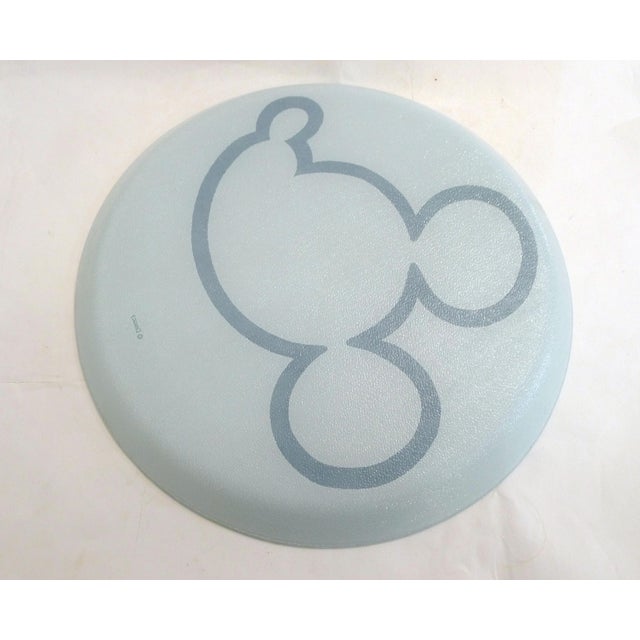 Large Vintage Mickey Mouse Glass Platter, 1980s For Sale - Image 6 of 9