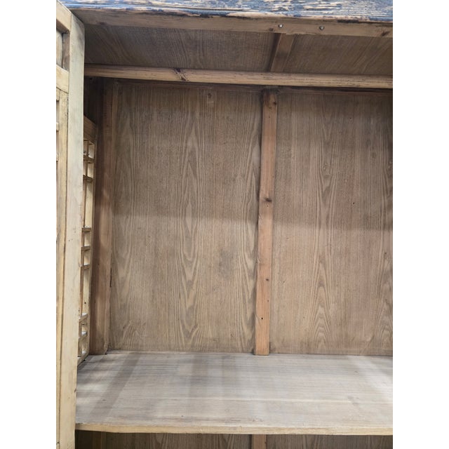 2000 - 2009 Tall Solid Wood Chinese Armoire For Sale - Image 5 of 7
