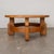 French 1950s French Solid Oak Coffee Table For Sale - Image 3 of 15