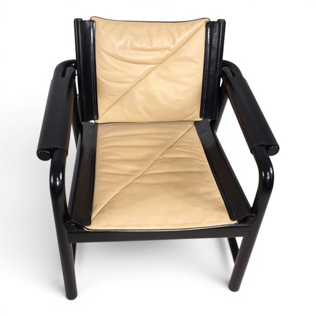 Set of Leather Lounge Chair with Ottoman by Hans Eichenberger for WK Möbel, 1970 For Sale - Image 13 of 18