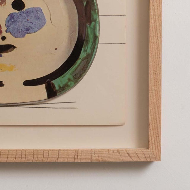 1948 Framed Lithographic Plate, Céramiques De Picasso For Sale In Los Angeles - Image 6 of 8