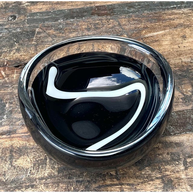 Vintage Orrefors Glass Bowl For Sale In West Palm - Image 6 of 12