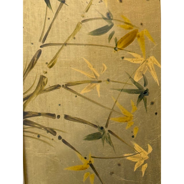 La Barge Circa 1983 Signed J. Beaukerna Eglomisé Wall Mirror For Sale - Image 10 of 12