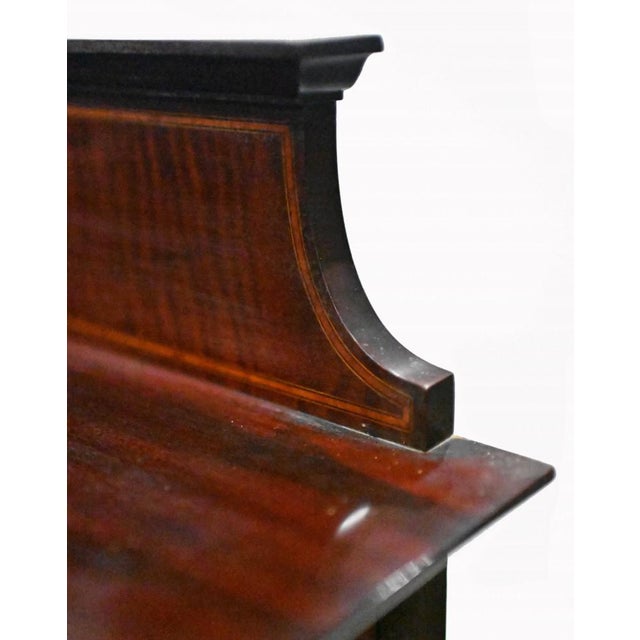 Edwardian Sheraton Style Display Cabinet in Mahogany, 1910s For Sale - Image 12 of 14