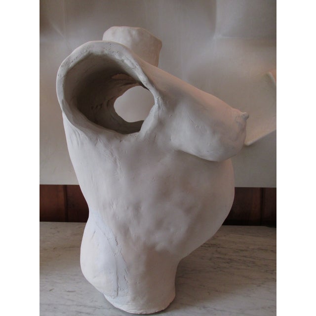 Large Vintage Plaster Figure of Nude Fertility Goddess For Sale - Image 4 of 12