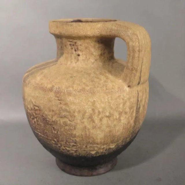 Ceramic Handle Vase by Fridegart Glatzle for Karlsruher Majolika, 1965 For Sale - Image 4 of 6