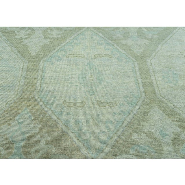 Turkish Turkish Oushak Rug 10' x 14' #20074 For Sale - Image 3 of 8