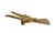Mid-Century Modern Vintage Brass Longhorn Boot Jack / Shoe Horn For Sale - Image 3 of 5