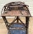 Wood Antique 19th Century Adirondack Bentwood Twig Table With Tramp Art Log Cabin Box. For Sale - Image 7 of 11