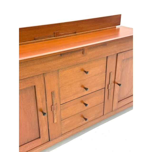 Art Deco Sideboard in Cherry Wood, 1950s For Sale - Image 16 of 17