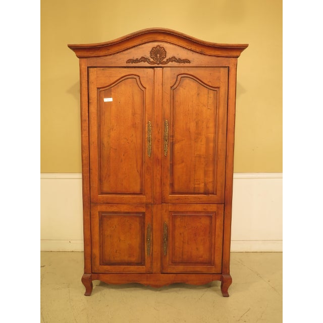 Century Country French 4 Door Bedroom Armoire Cupboard Chairish