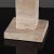 Safavieh Hannabeth Travertine Table Lamp in Travertine/Black For Sale - Image 4 of 6