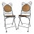 1930s French Iron Bistro Chairs - A Pair For Sale