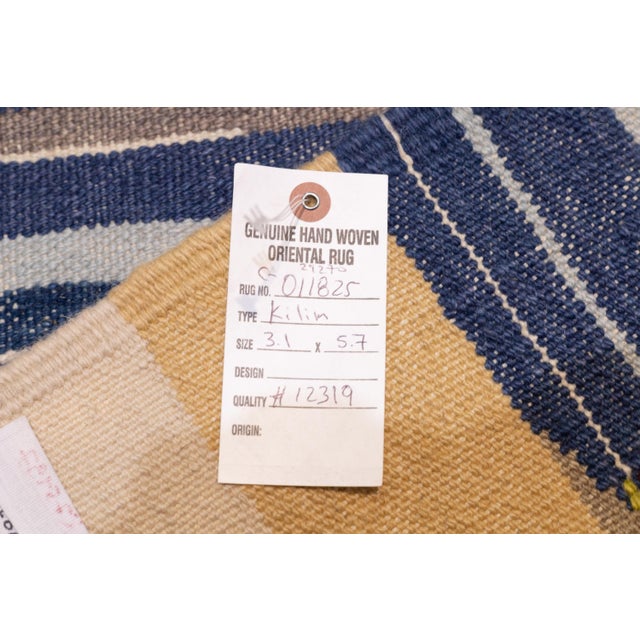 Vintage Turkish Pictorial Kilim Rug, 3'1" X 5'7" For Sale - Image 4 of 4
