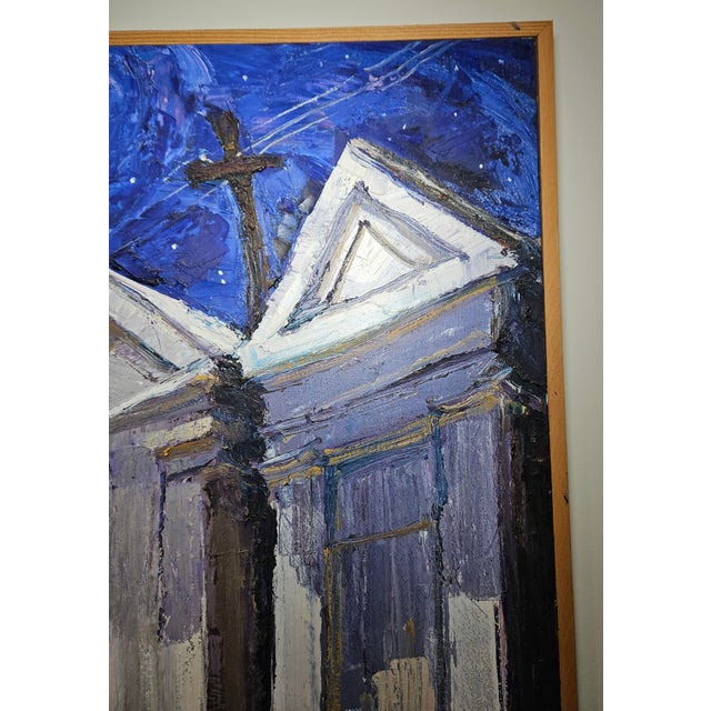 James Michalopoulos Painting of New Orlean's Mausoleums For Sale - Image 4 of 12