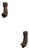 Cast Iron Dragon Drainpipe Spouts, Set of 2 For Sale