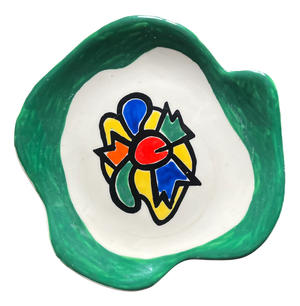 Vintage Ceramic Plate by Roland Brice, 1950s