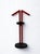 Vintage Modern Red and Black Metal Valet Coat Rack, 1980s For Sale - Image 4 of 18