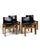 Monk Dining Chairs by Afra and Tobia Scarpa for Molteni, 1970s, Set of 4 For Sale - Image 10 of 11