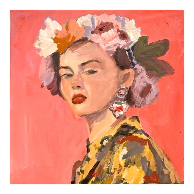 “Floral Reverie ” an Original Painting by Michelle Heimann For Sale