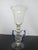 Early 20th Century Venetian Hand Blown Art Glass Decorative Tipetto Wine Goblet With Blue Wings For Sale - Image 5 of 8
