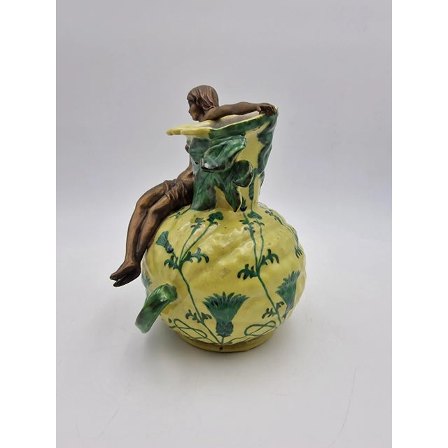 Art Nouveau Figurative Vase, 1940s For Sale - Image 6 of 13