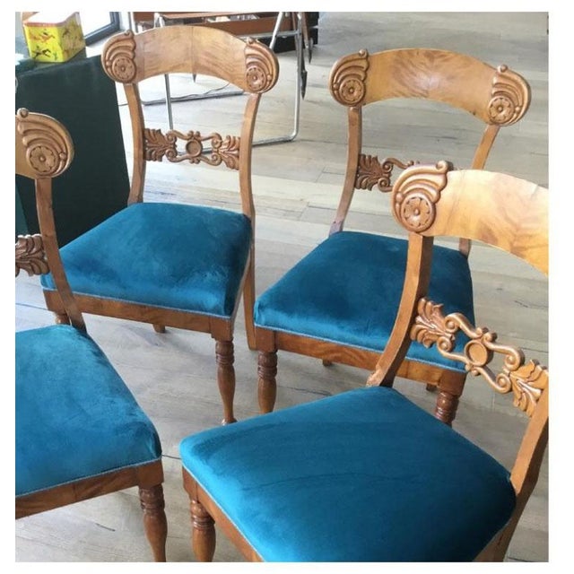 Vintage Chairs, 1830, Set of 4 For Sale - Image 4 of 15