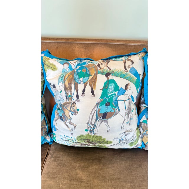 Manuel Canovas Manuel Canovas Dara Pillow- Pair For Sale - Image 4 of 11