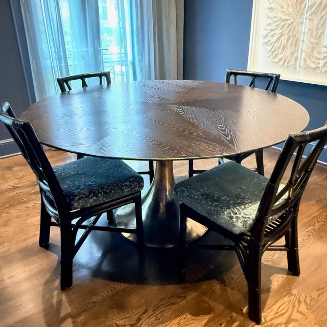 2020s Julian Chichester 60” Dakota Dining Table For Sale - Image 5 of 11