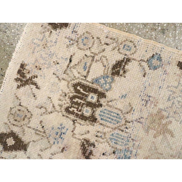 Mid 20th Century Galerie Shabab Collection Mid-20th Century Turkish Anatolian Throw Rug For Sale - Image 5 of 6