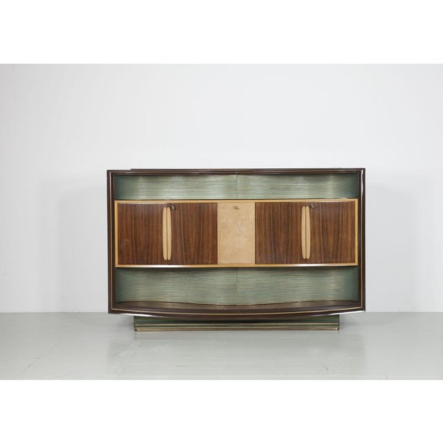 Mid-Century Illuminated Bar Cabinet by Vittorio Dassi, 1950s For Sale - Image 12 of 18