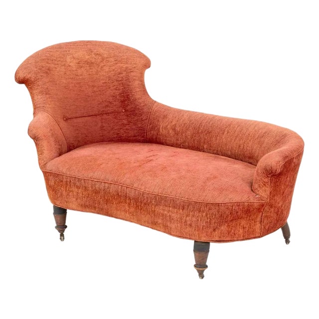 French Napoleon III Style Chaise Lounge For Sale