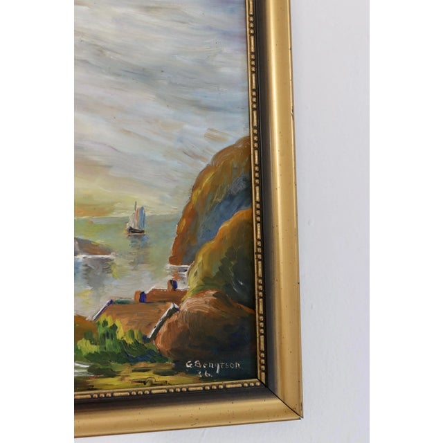 G Bengtson, Landscape, 1936, Oil on Board, Framed For Sale - Image 9 of 11