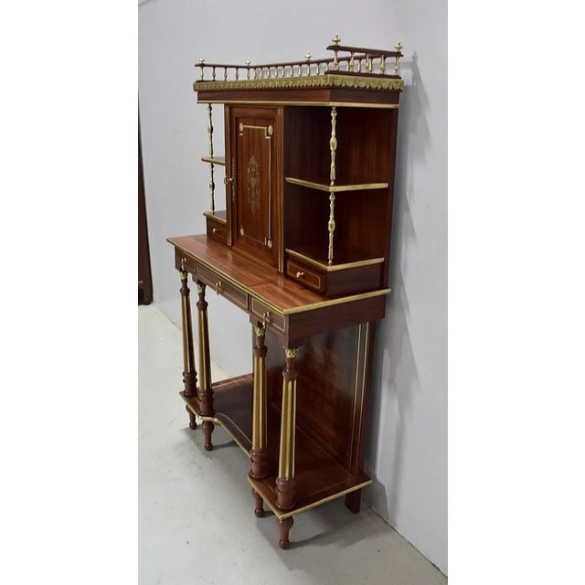 19th Century Louis XVI Style Mahogany Cabinet For Sale - Image 3 of 18