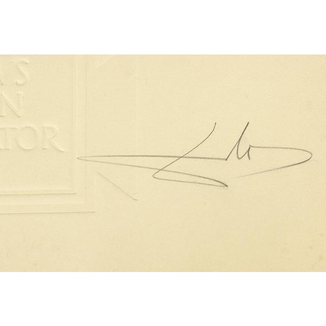 Surrealism Salvador Dalí­, Rare Salvador Dali Surrealist 3D Pop Up Etching Engraving Paper Sculpture 1973, 1973 For Sale - Image 3 of 10