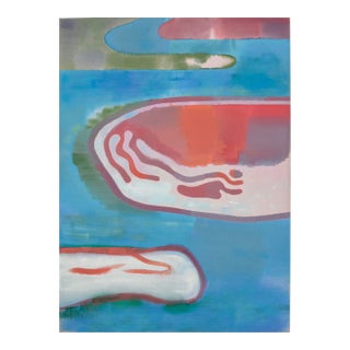 Large Scale Bay Area Abstracted Landscape -- Salt Ponds by Erle Loran For Sale