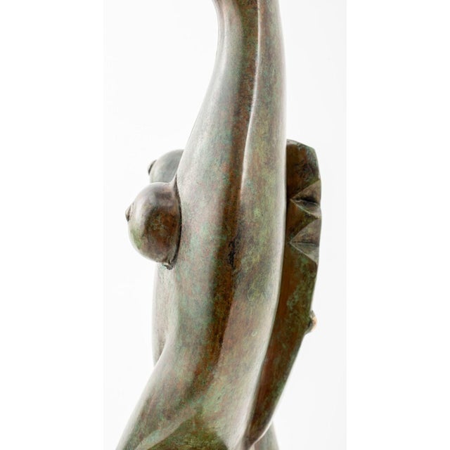 Green Ronald K. Parker "Life" Bronze Sculpture, 1999 For Sale - Image 8 of 12