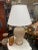 1920s Large Hand Carved Alabaster Table Lamp For Sale - Image 10 of 10